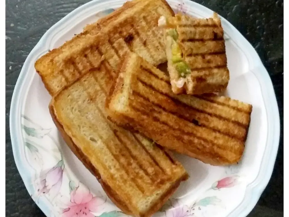 Grilled Mixed Veg Sandwich