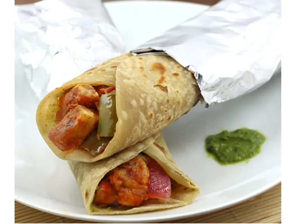 Masala Aloo Grilled Wrap